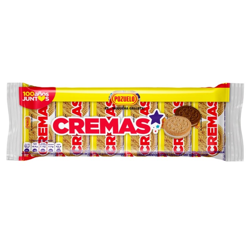 Galletas Cremas Pozuelo | Sabor Vainilla Galletas Cremas Pozuelo | Sabor Vainilla