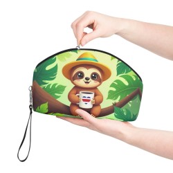 Bolsa de Maquillaje Pura Vida con Perezoso – Estuche Tico