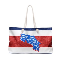 Bolsa de Viaje Pura Vida – Bandera y Mapa de Costa Rica