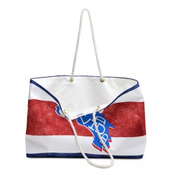 Bolsa de Viaje Pura Vida – Bandera y Mapa de Costa Rica