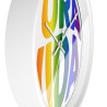 Reloj Arcoíris Pura Vida – Decoración Costa Rica | TicosUSA