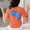 Pura Vida Costa Rica Tee – Coral T-Shirt | TicosUSA