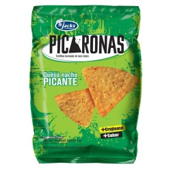 Picaronas Chees Nacho Jalapeño – Spicy Corn Chips with Latin Flavor